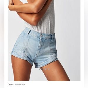 Free People 28 Curvy Mona High Rise Shorts